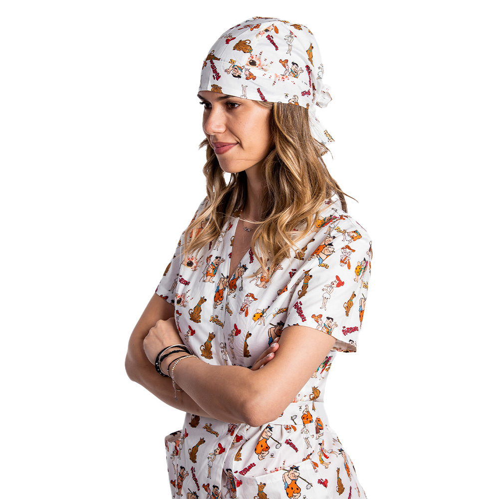 Boneta Flintstone, marime universala, cu prindere tip snur la spate 2
